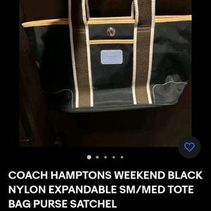 Coach Hamptons Weekend Bag